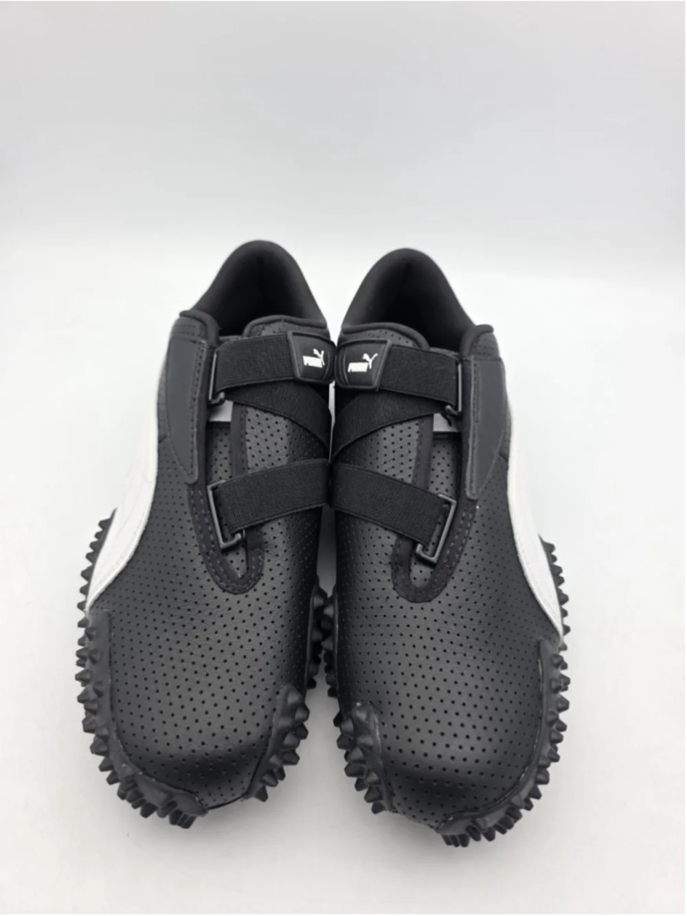 PUMA Mostro Perforated Leather Pack Black/White 397331-02 Men's Size 9